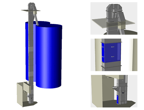 Bucket conveyor - Tower